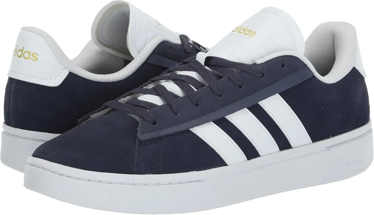 adidas Mens Grand Court Alpha Lace Up Sneakers Shoes Casual - Blue