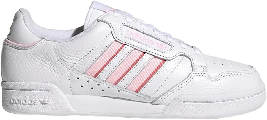 adidas Womens Continental 80 Stripes Lace Up Sneakers Shoes Casual - White - Size 5 M