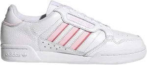 adidas Womens Continental 80 Stripes Lace Up Sneakers Shoes Casual - White - Size 5 M