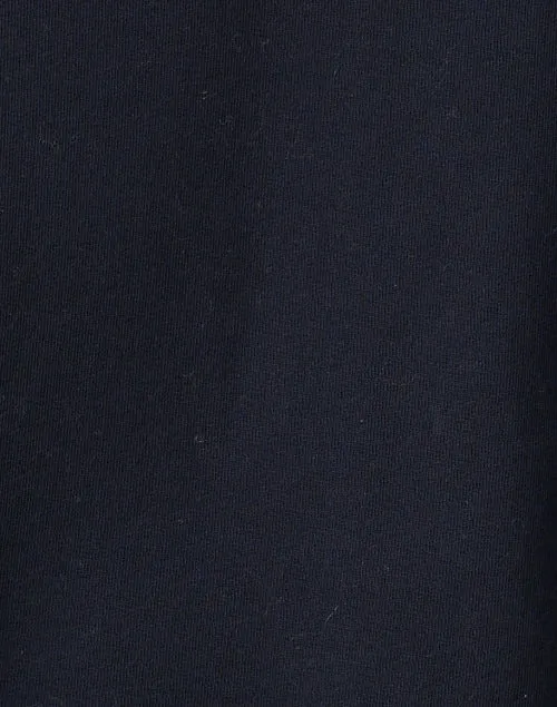 Audrey Navy Cotton Top