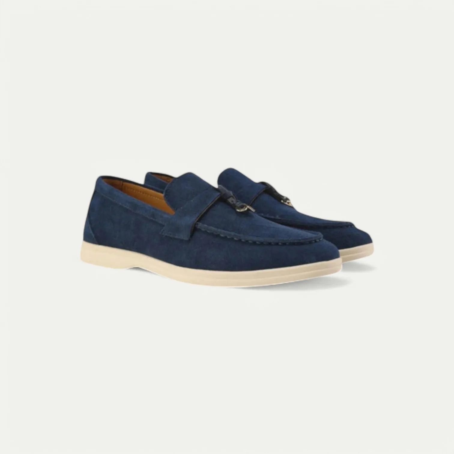 Azirado | Women's Suede Loafers – Soft Elegance, Timeless Ease