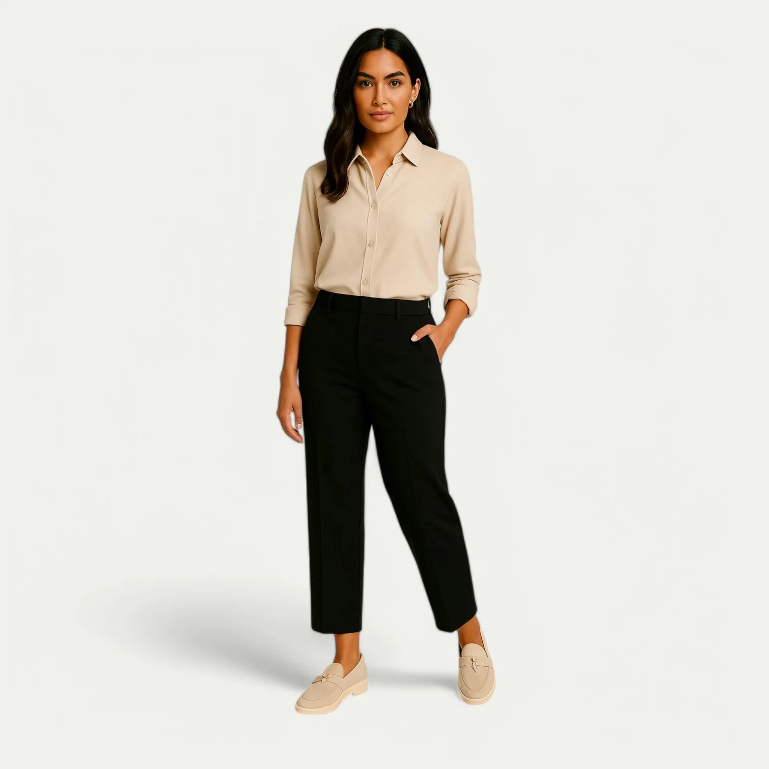 Azirado | Women's Suede Loafers – Soft Elegance, Timeless Ease