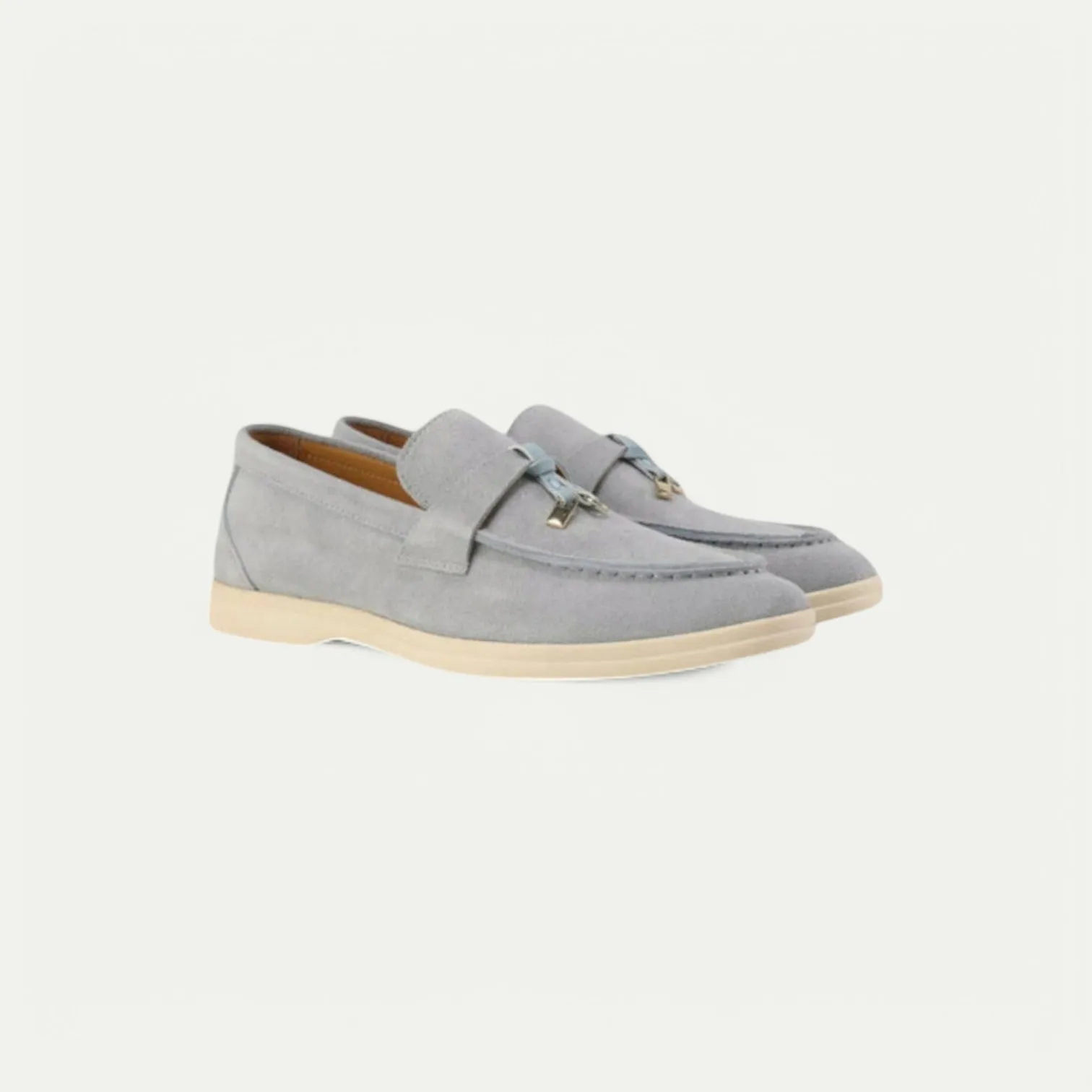 Azirado | Women's Suede Loafers – Soft Elegance, Timeless Ease