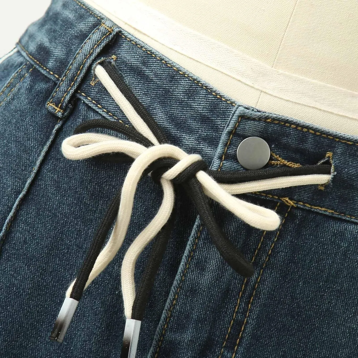 Baggy Jeans for Women Y2K High Street Pants Vintage Jeans Aesthetic Clothing Teen Girls Streetwear Hiphop