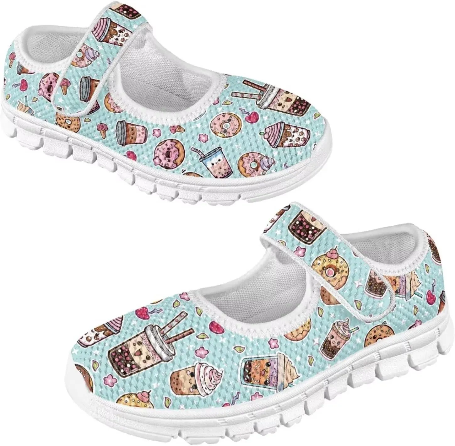 BIGCARJOB Kids Mary Janes Shoes for Toddle Girls Cute Flats Dress Shoes School Uniform Shoes for Little Girls 11-4