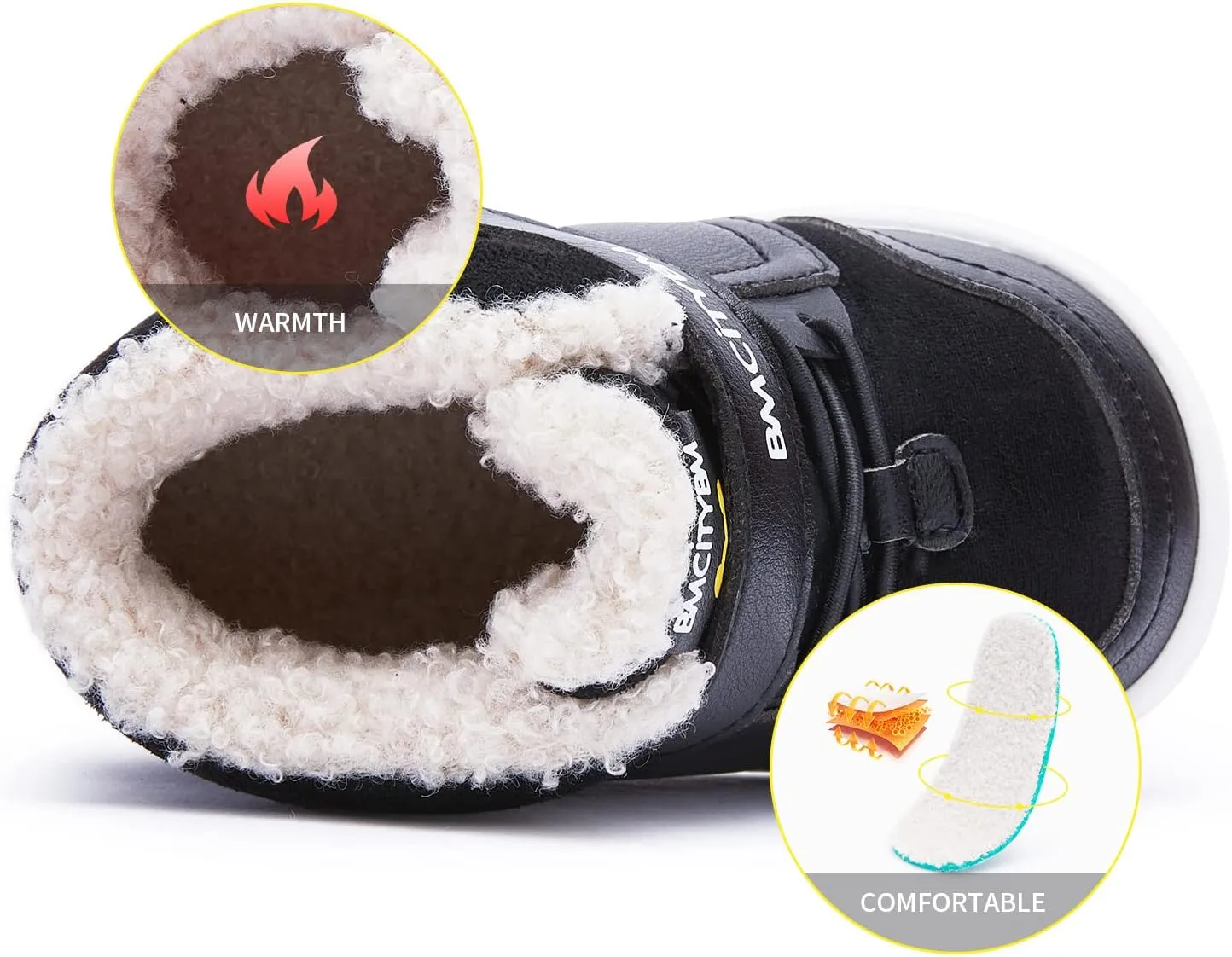 BMCiTYBM BABY Snow Boots Girls Boys Warm Winter