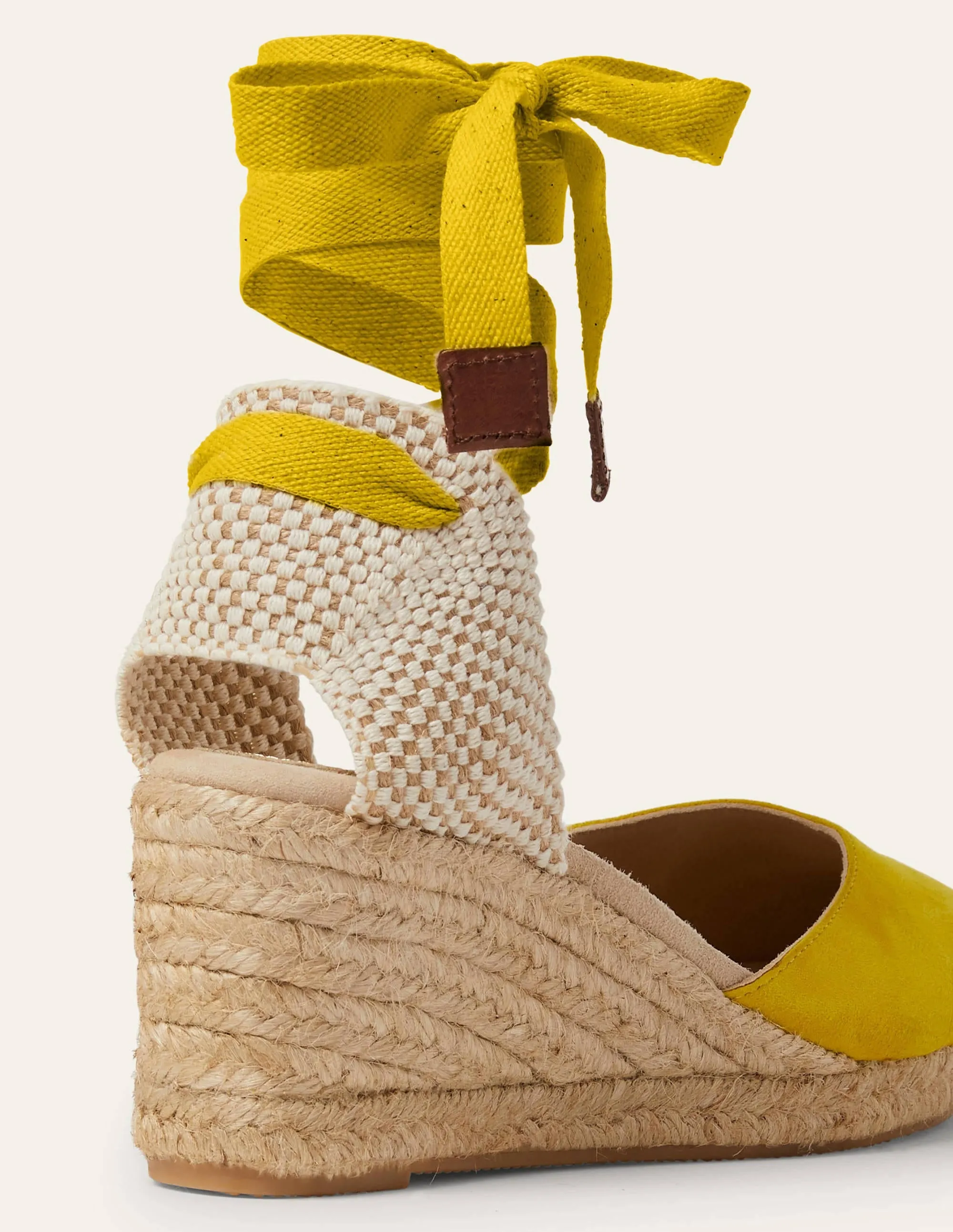 Cassie Espadrilles mit Keilabsatz-Schwefelgelb