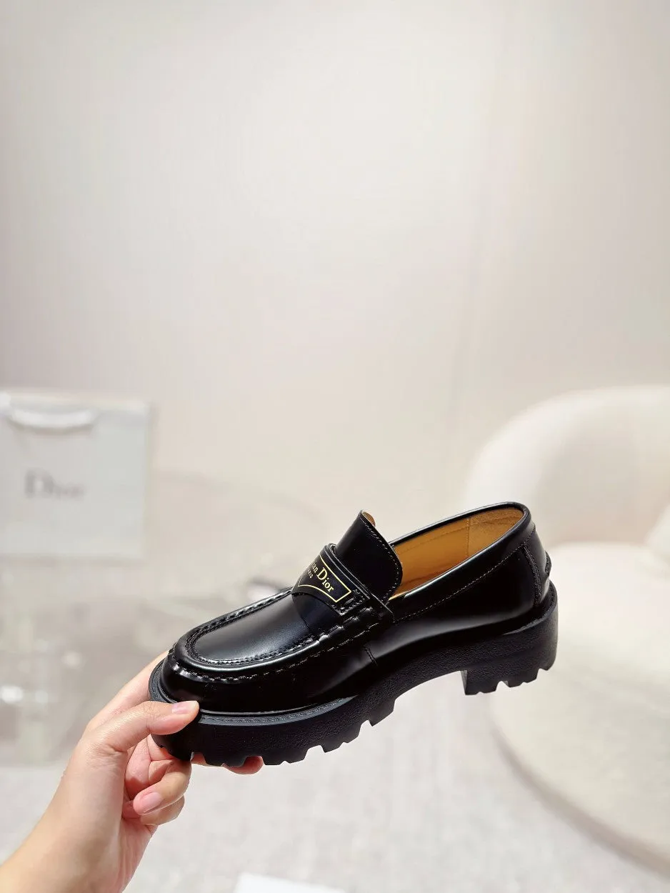 CD Boy Platform Loafer In Black Cowhide 988788