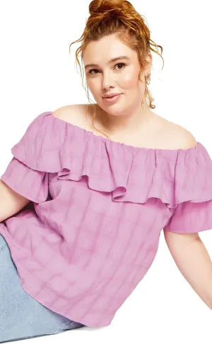 City Chic Christy Off Shoulder Top