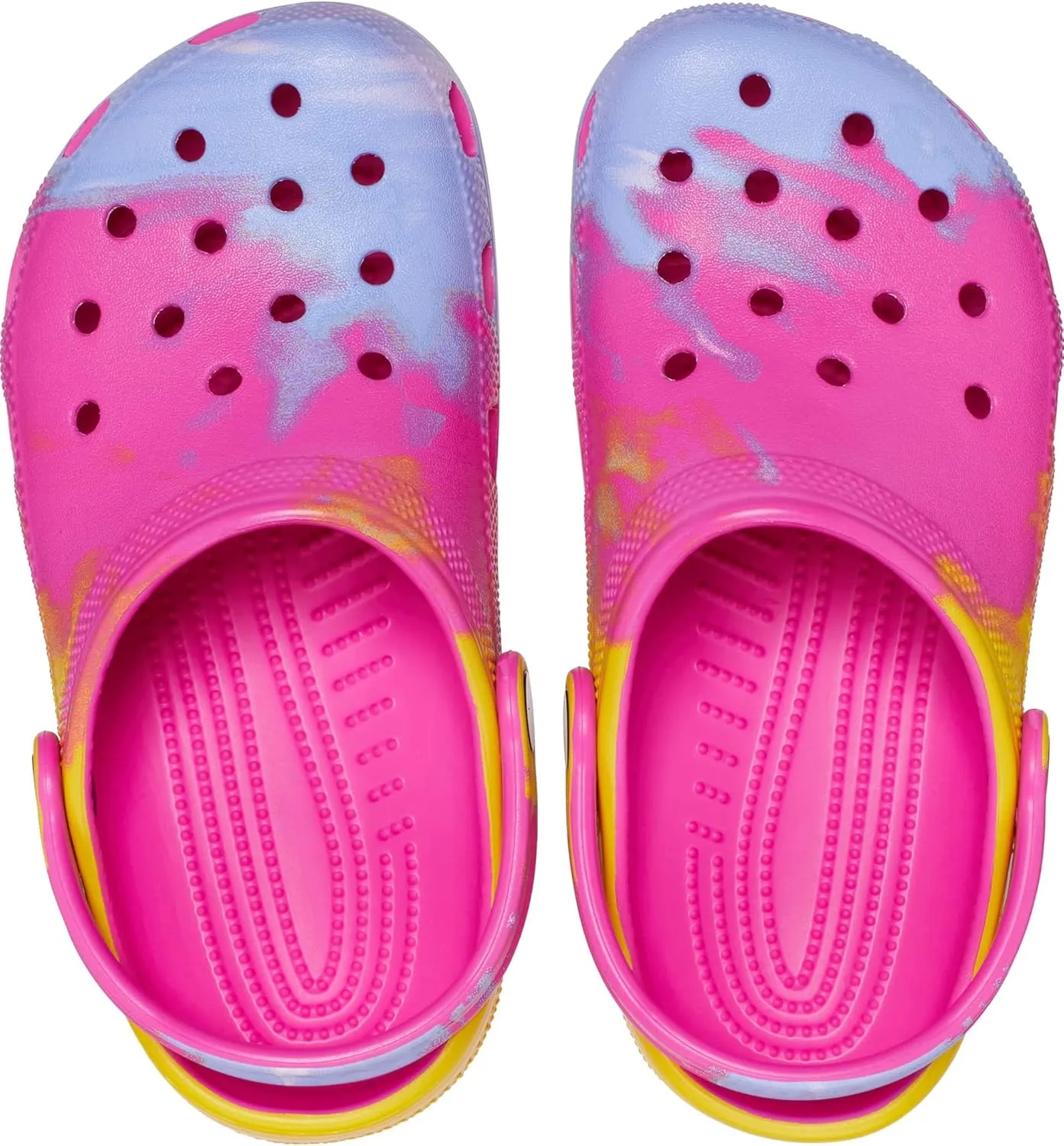 Crocs Kids' Classic Marbled Tie-Dye Clog