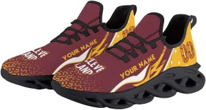 Custom Basketball Sneakers City Sports Slip-on Shoes Personalized Name Number Gifts for Basketball Fans Men Women