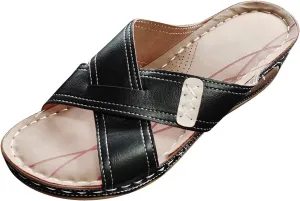 Flats Sandals for Women Orthopedic Bohemian Open Toe Fashion Adjustable 2025 Summer Walking Casual Sandals