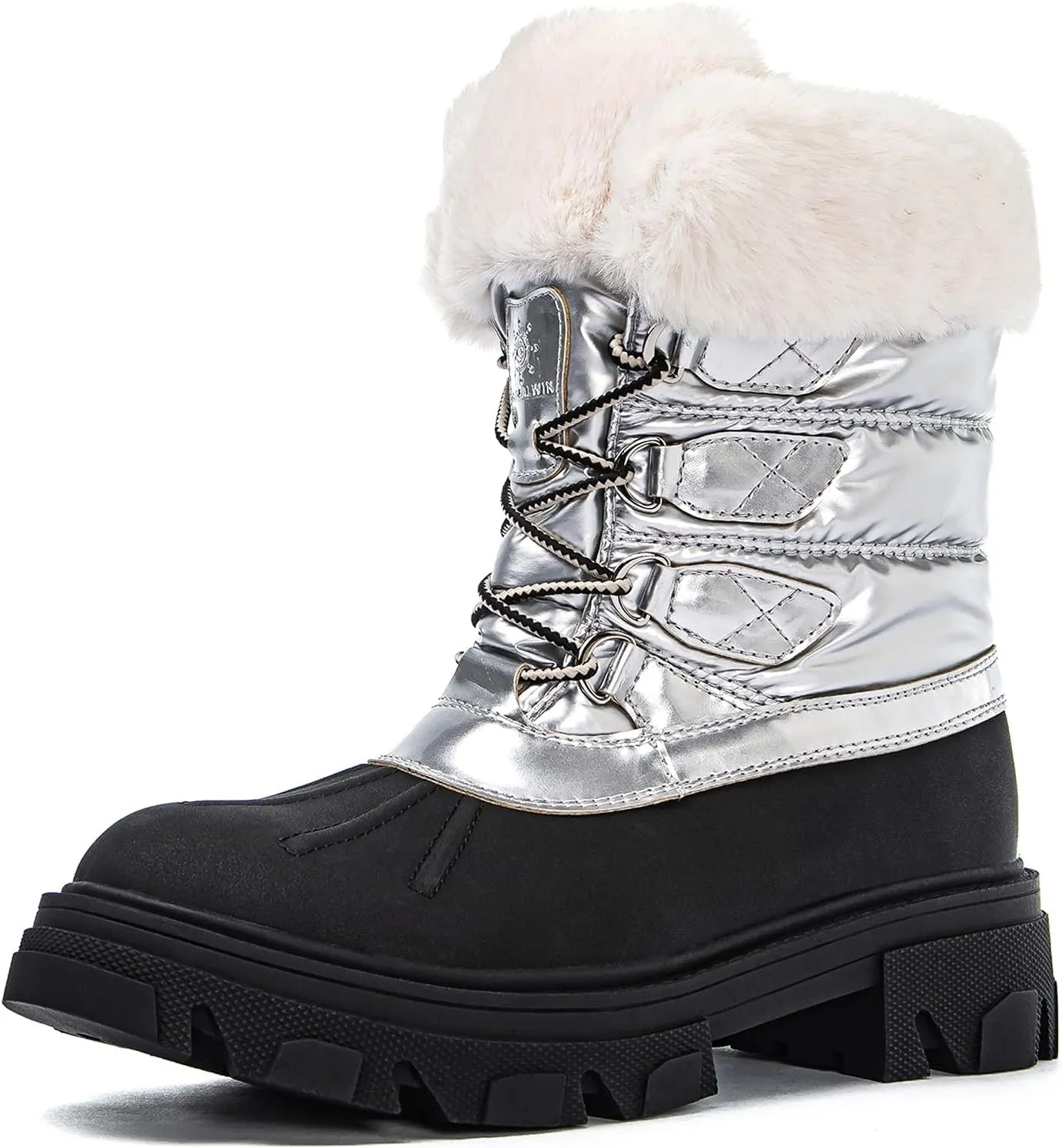 GLOBALWIN Women's Snow Boots Ankle Winter Boots For Women