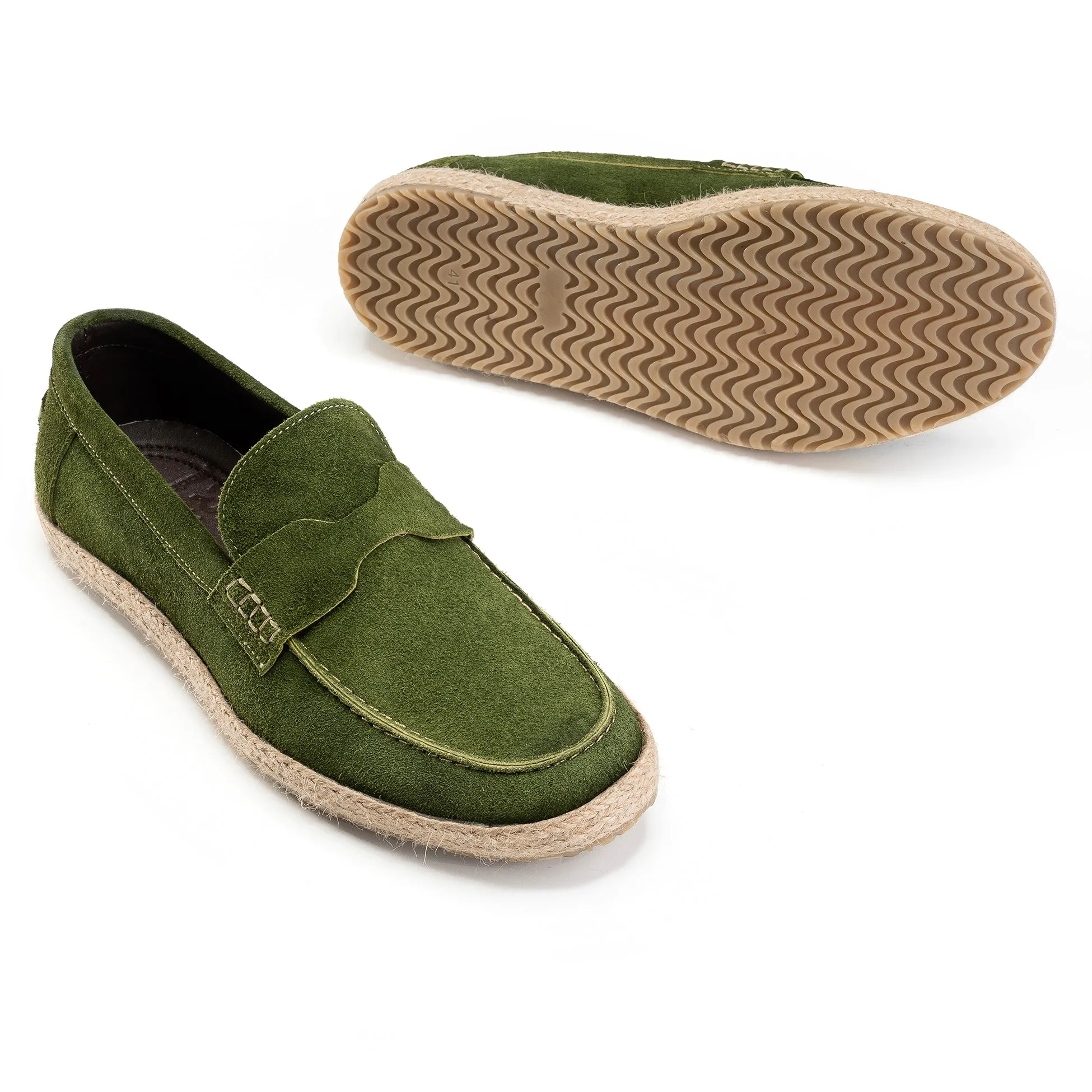 Hackett – flip-on suede espadrilles – Pix