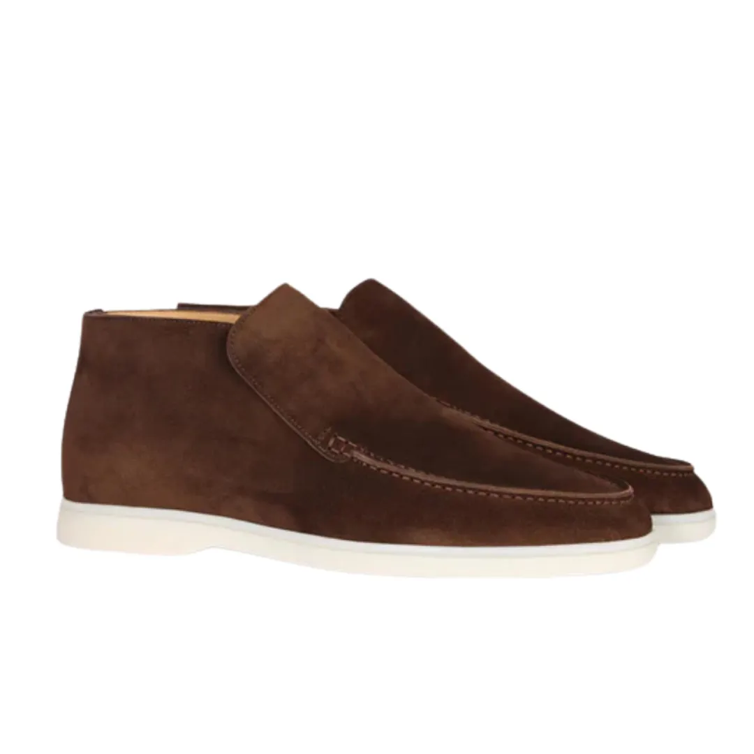 High Suede Loafers