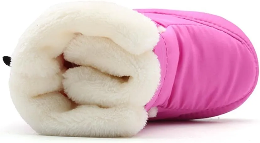 Kuner Newborn Baby Boys and Girls Waterproof Winter Warm Snow Boots Crib Shoes 6 12 Months
