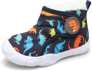 LeIsfIt Toddler Boots Girls Boys Winter Boots Cozy Fleece Snow Boots Indoor Outdoor Warm Shoes