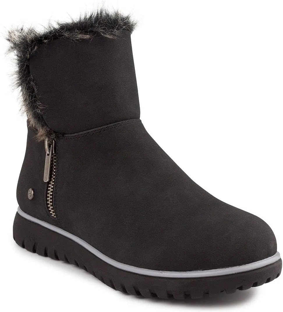 LONDON FOG Women's Wendyl Zip Up Winter Boots Warm Winter Booties