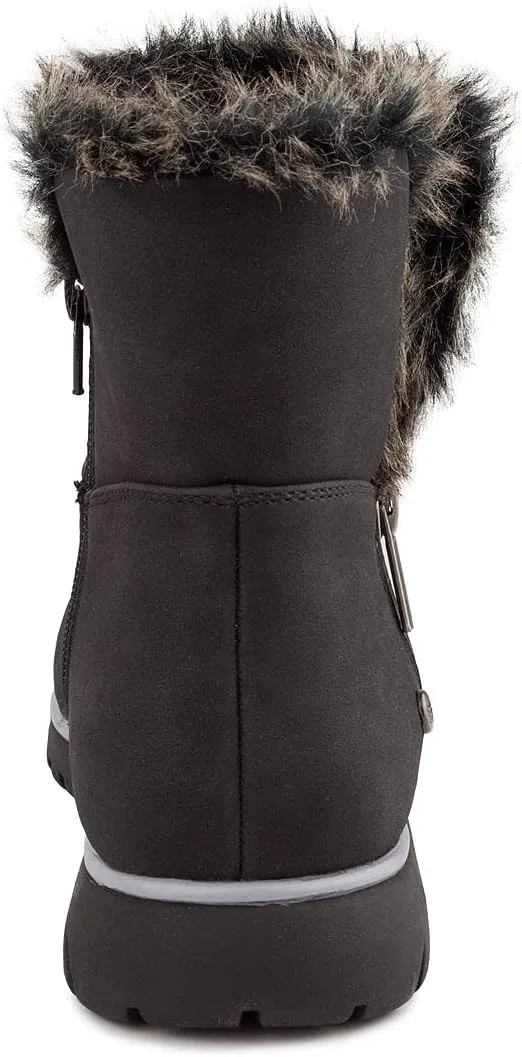 LONDON FOG Women's Wendyl Zip Up Winter Boots Warm Winter Booties