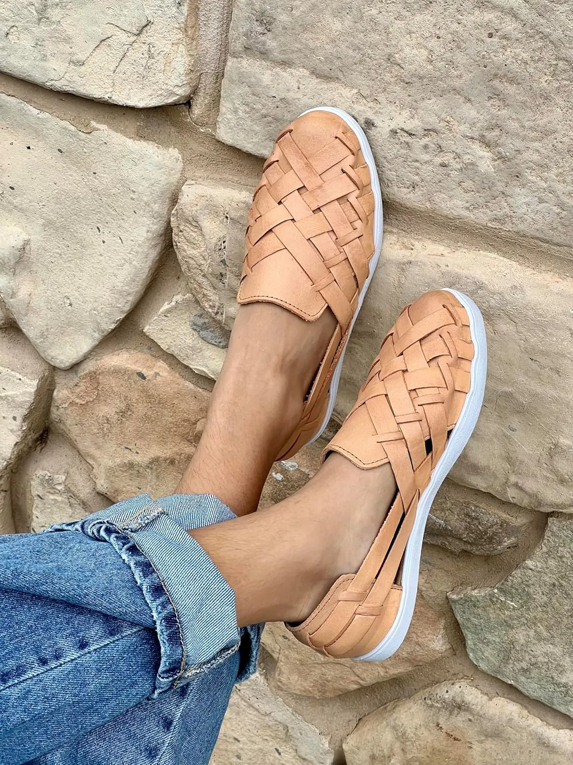 Macarena Collection Sandals women Huarache Sandal Colorful Leather Mexican Style Comfortable skin Model 2215