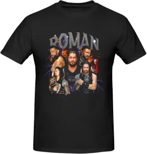 Man Short Sleeve Cotton Comfortable T-Shirts Crew Neck Tops Funny Fashion Graphic Tee Classic Clothing Tshirts