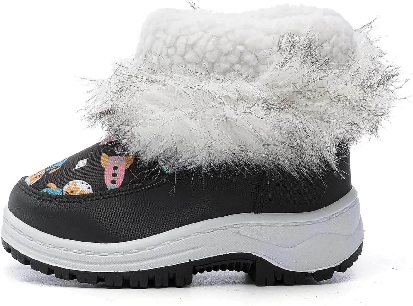 peggy piggy Boy's Girl's Winter Boots Outdoor Waterproof Cold Weather Snow Boots Warm Shoes(Toddler/Little Kid)
