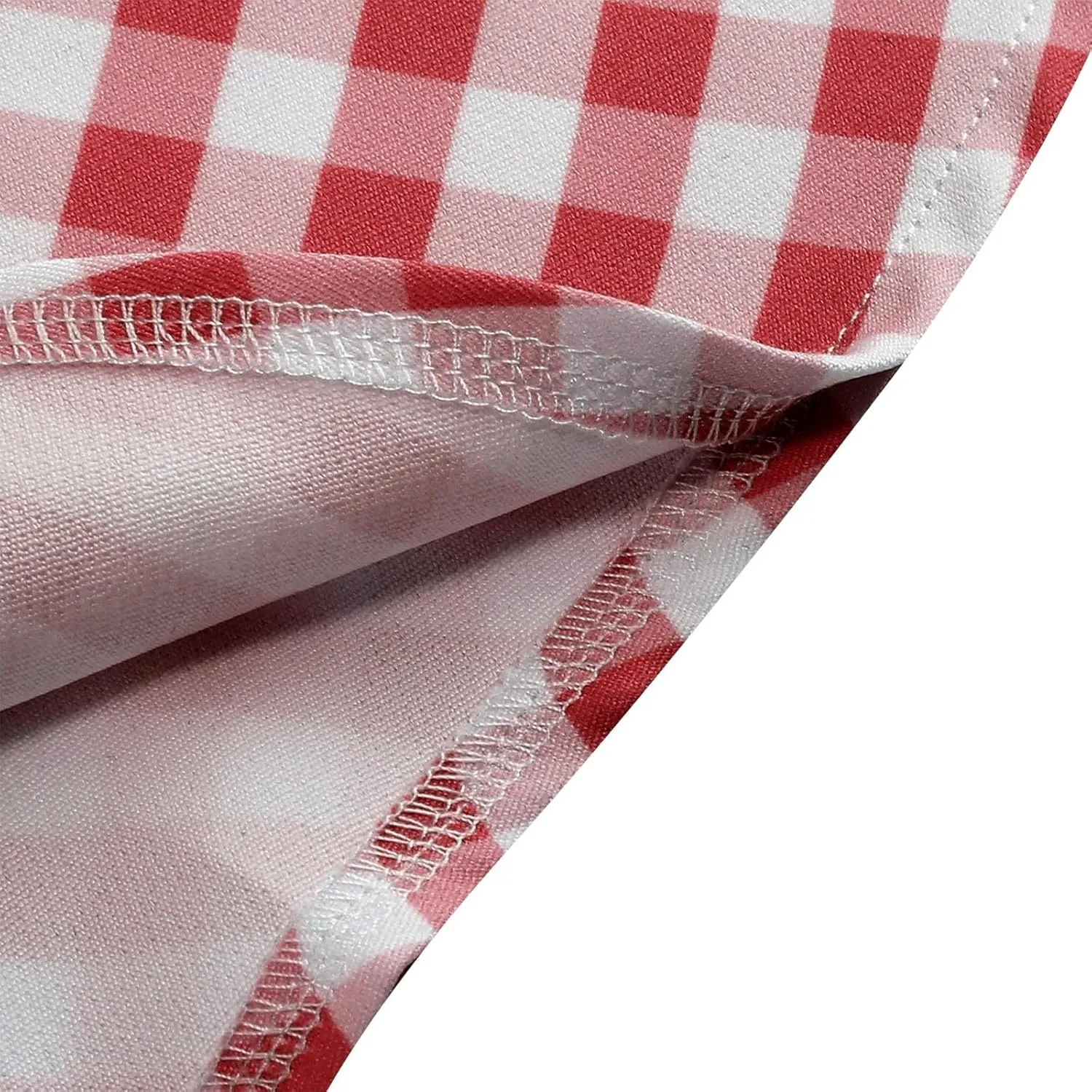 Plaid Dresses for Women 2025 Summer Sleeveless V Neck Button Down Dress Casual Fitted Flare Retro Ladies Sundress