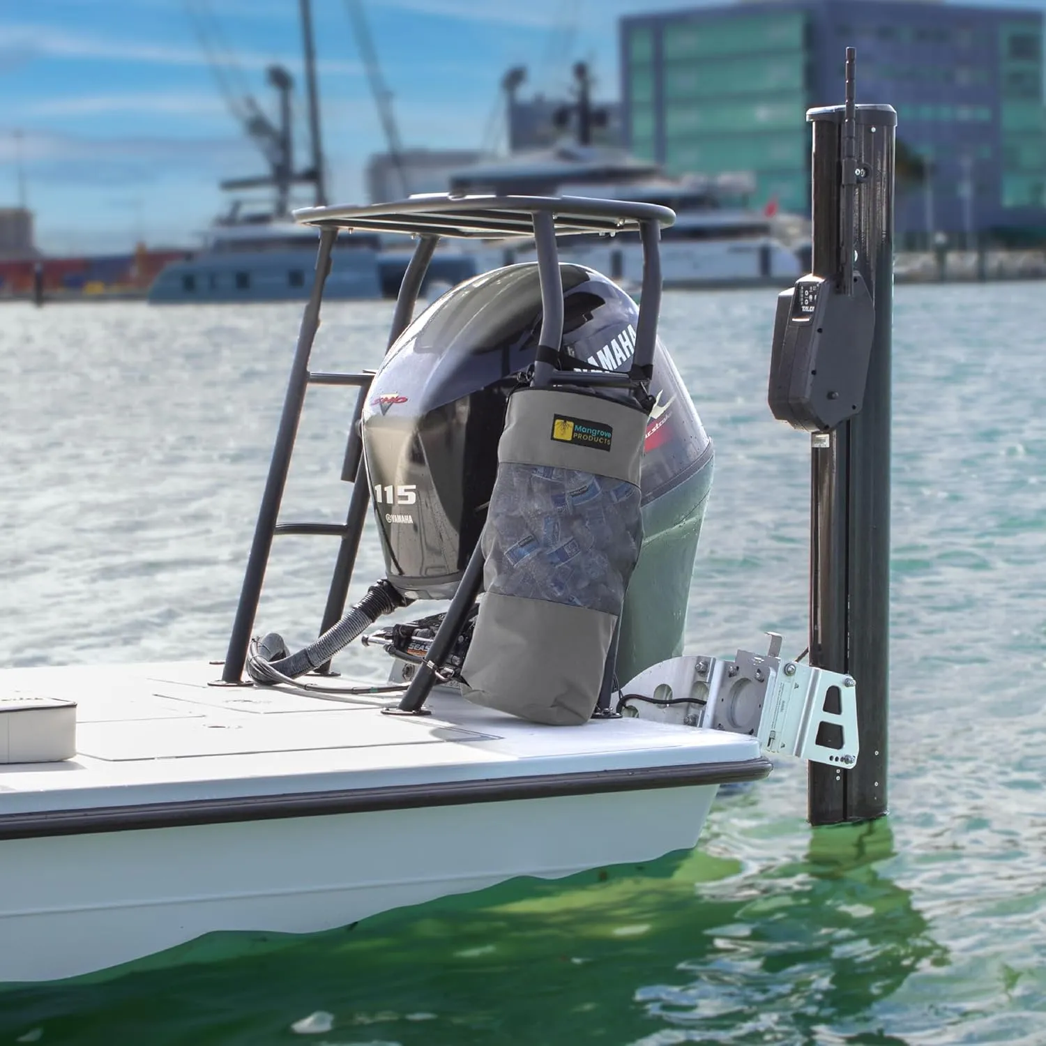 Portable Boat Trash Can, Reusable Trash Bag, Boating Equipment, Boat Storage, Boat Accessories Marine, Pontoon Boat Accessories, Fishing, Sandbar, RV, or Camping