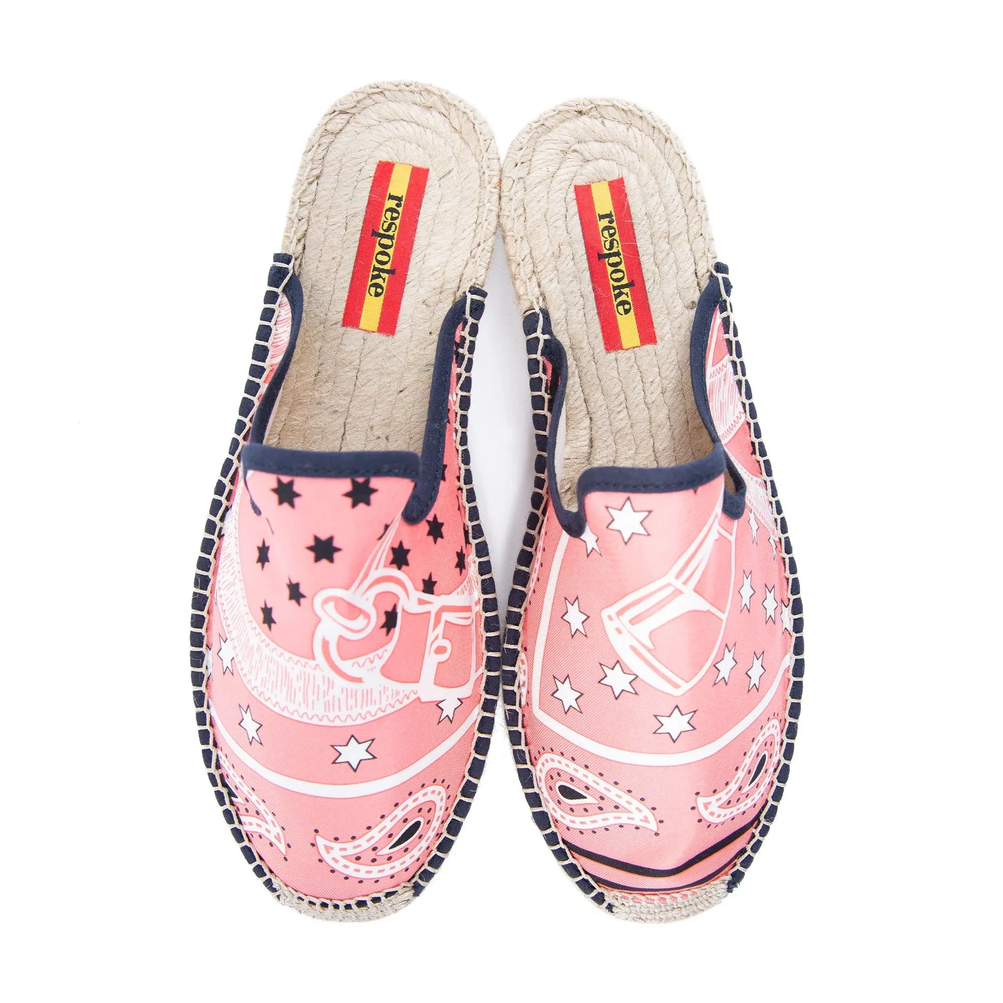 Respoke Women's Angela Pink Mule Espadrilles 37/ 6.5