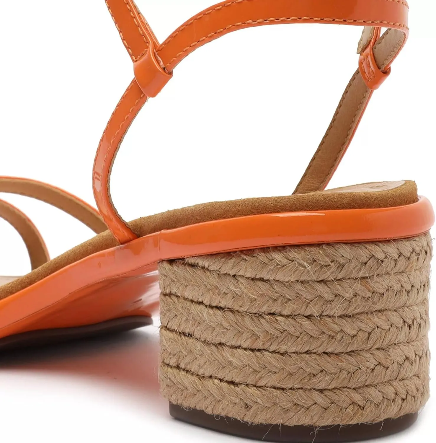 SCHUTZ Womens Narah Leather Ankle Strap Heels