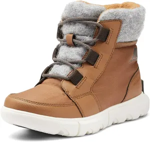 Sorel Women's Winter Boots Snow, Velvet Tan Blackened Brown, 8.5