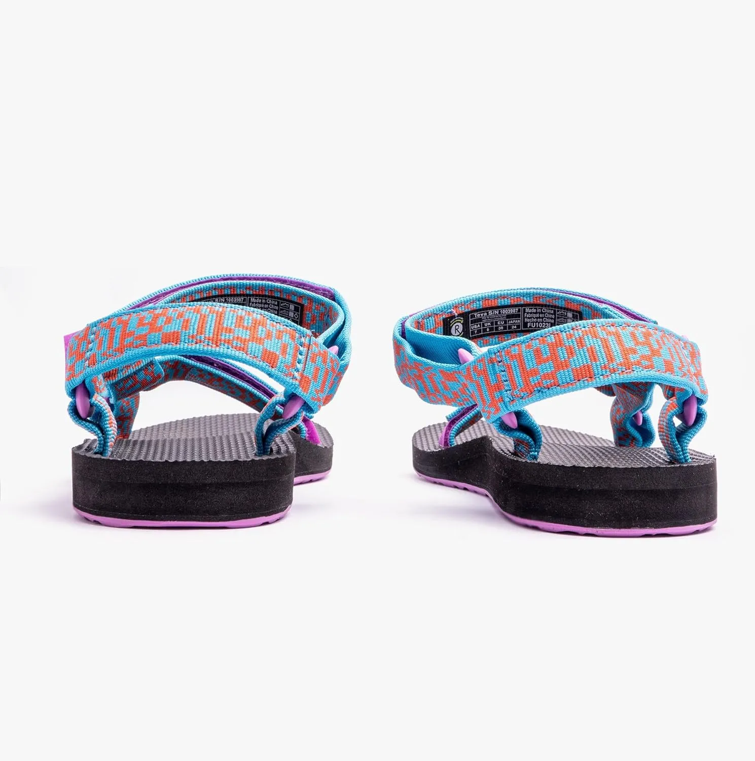 Teva Original Universal Sandals Radio Tigerlily Multi Patterned Vegan Flip Flops