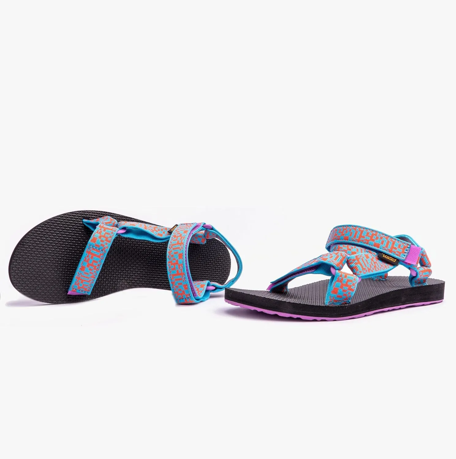 Teva Original Universal Sandals Radio Tigerlily Multi Patterned Vegan Flip Flops