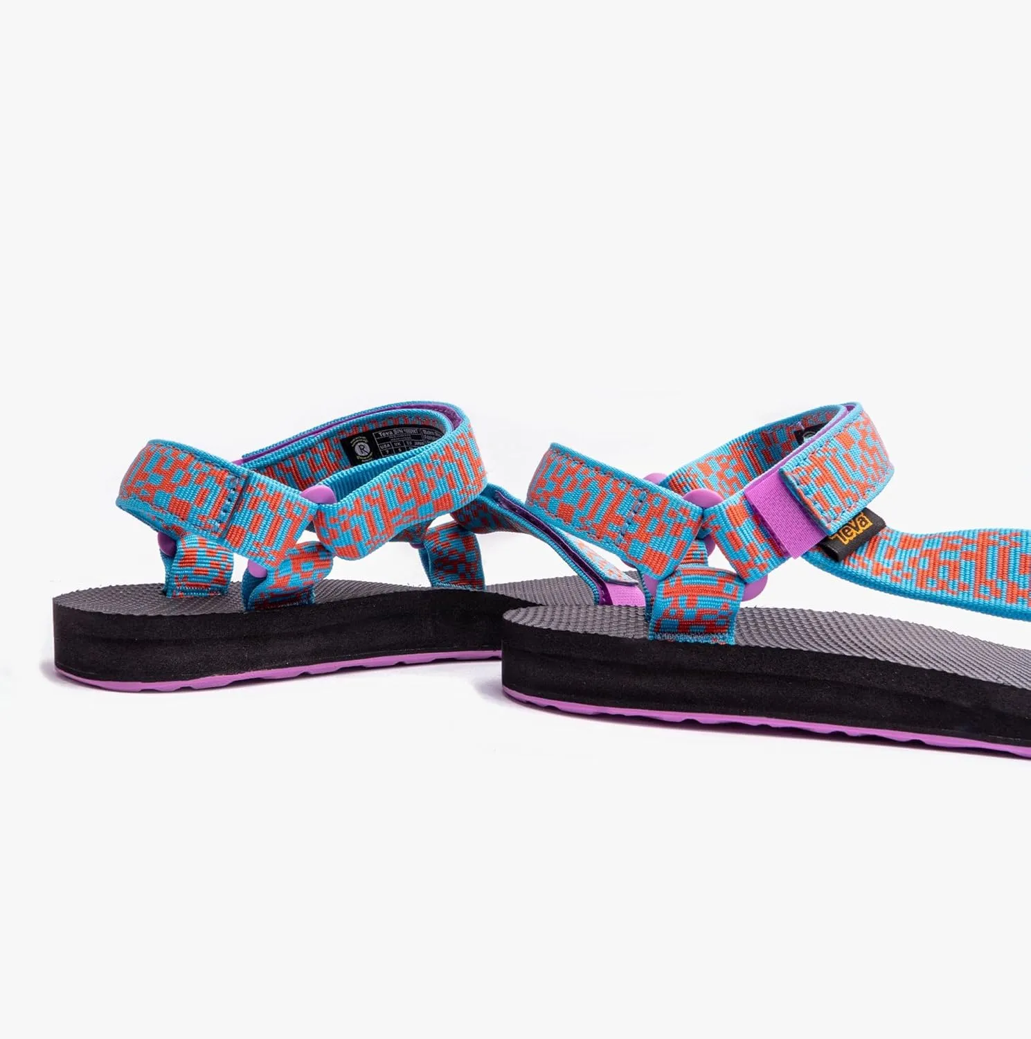 Teva Original Universal Sandals Radio Tigerlily Multi Patterned Vegan Flip Flops