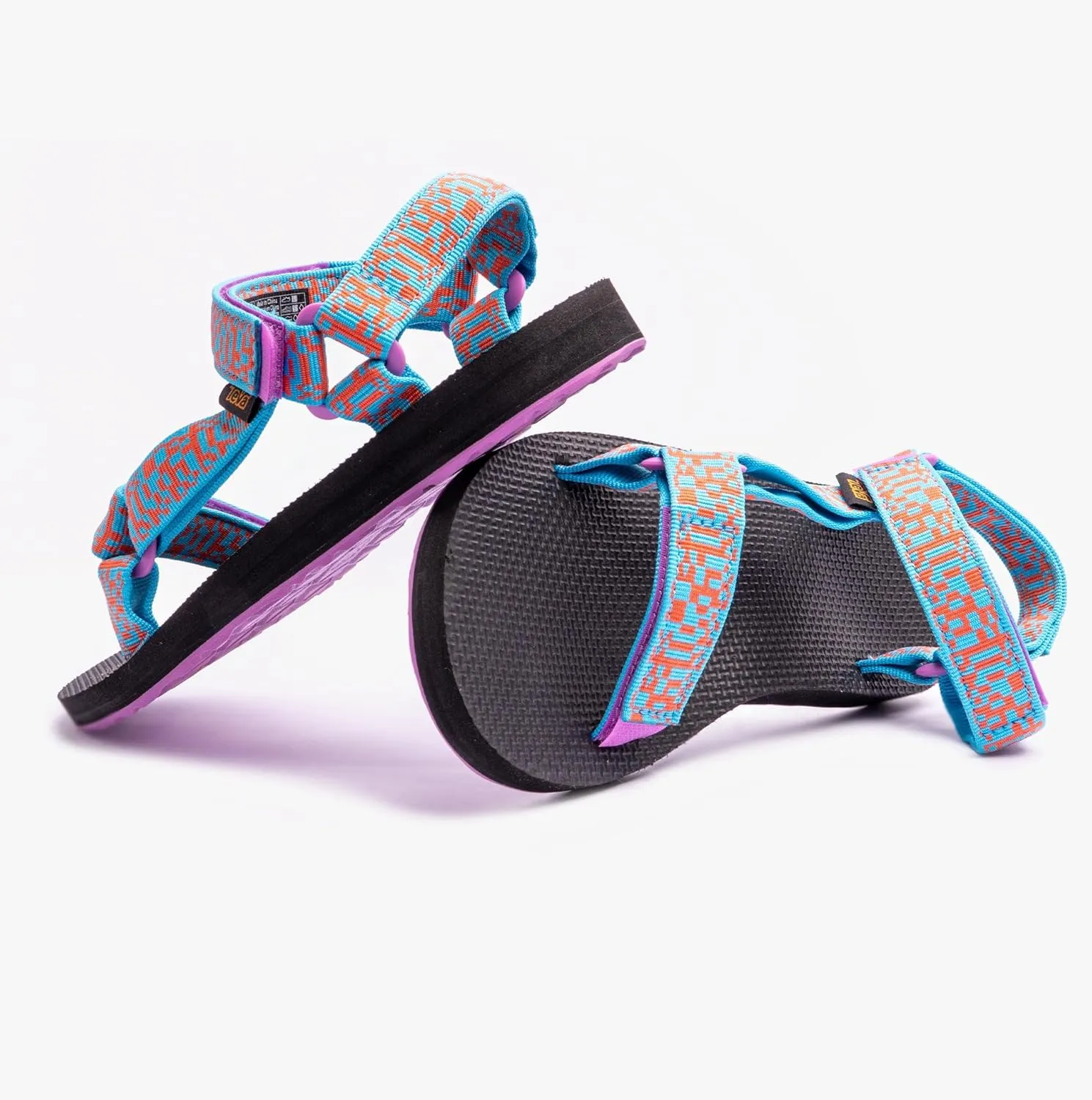 Teva Original Universal Sandals Radio Tigerlily Multi Patterned Vegan Flip Flops