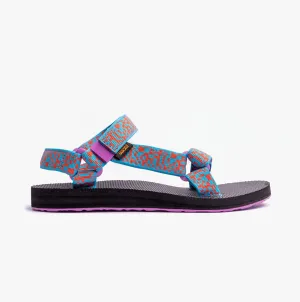 Teva Original Universal Sandals Radio Tigerlily Multi Patterned Vegan Flip Flops