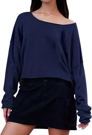 Ugerlov Women's Lightweight Cashmere Fall Sweater Long Sleeve Crewneck Knit Pullover Tops Casual Outfit Fashion 2024