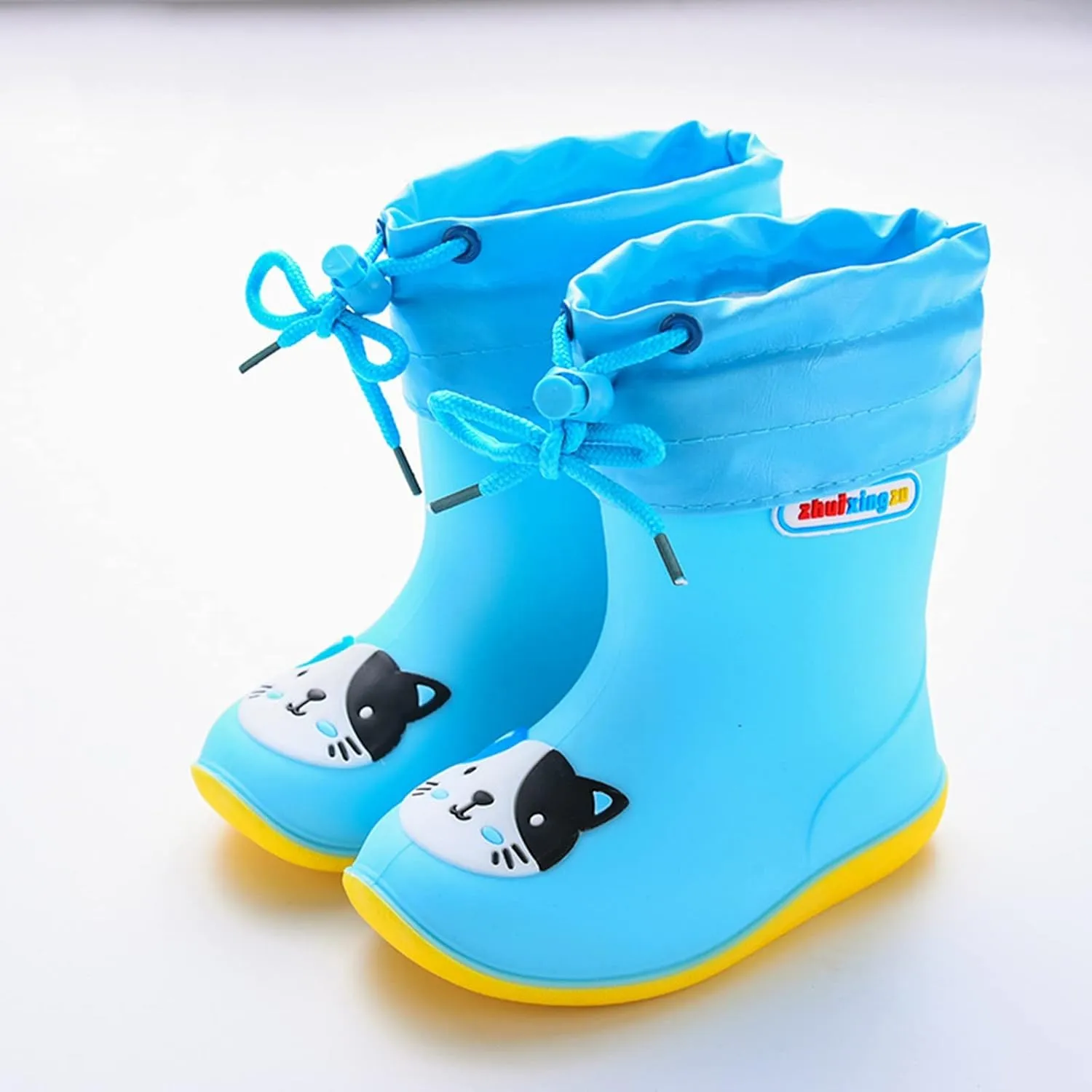 Unisex Kids Print Rain Boots Waterproo𝐟 Rubber Rain Shoes Toddler Boys Girls Lightweight Rainboots Kids Rain Boots