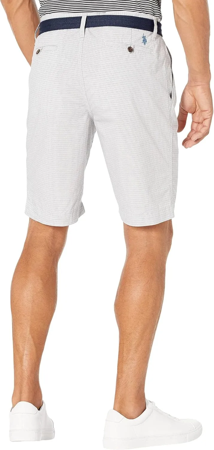 U.S. POLO ASSN. Belted Hartford Stripe Shorts