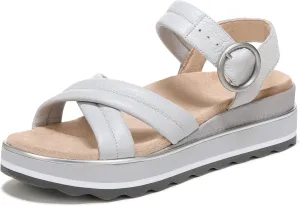 Vionic Women's Pheonix Reyna Slide Adusjtable Strap Sandal - Ladies Fashion Platform Sandals with Concealed Orthotic Arch Support, Sizes 5-11 Medium Fit