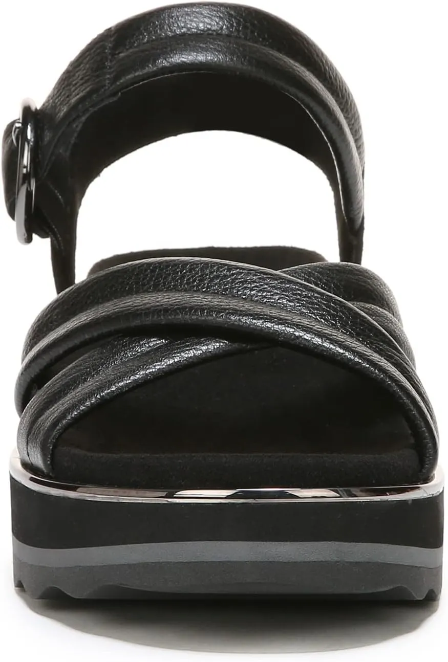 Vionic Women's Pheonix Reyna Slide Adusjtable Strap Sandal - Ladies Fashion Platform Sandals with Concealed Orthotic Arch Support, Sizes 5-11 Medium Fit