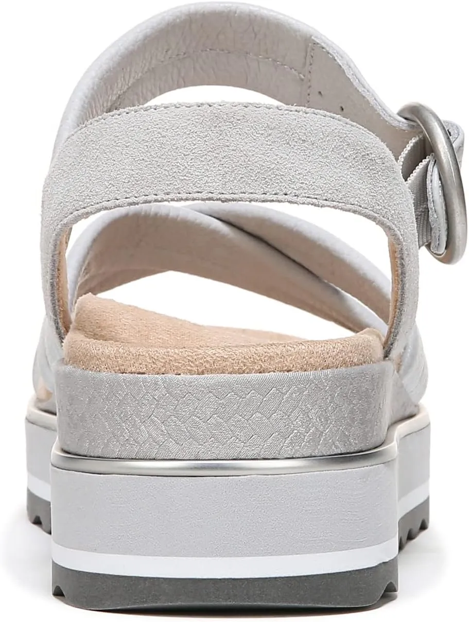 Vionic Women's Pheonix Reyna Slide Adusjtable Strap Sandal - Ladies Fashion Platform Sandals with Concealed Orthotic Arch Support, Sizes 5-11 Medium Fit
