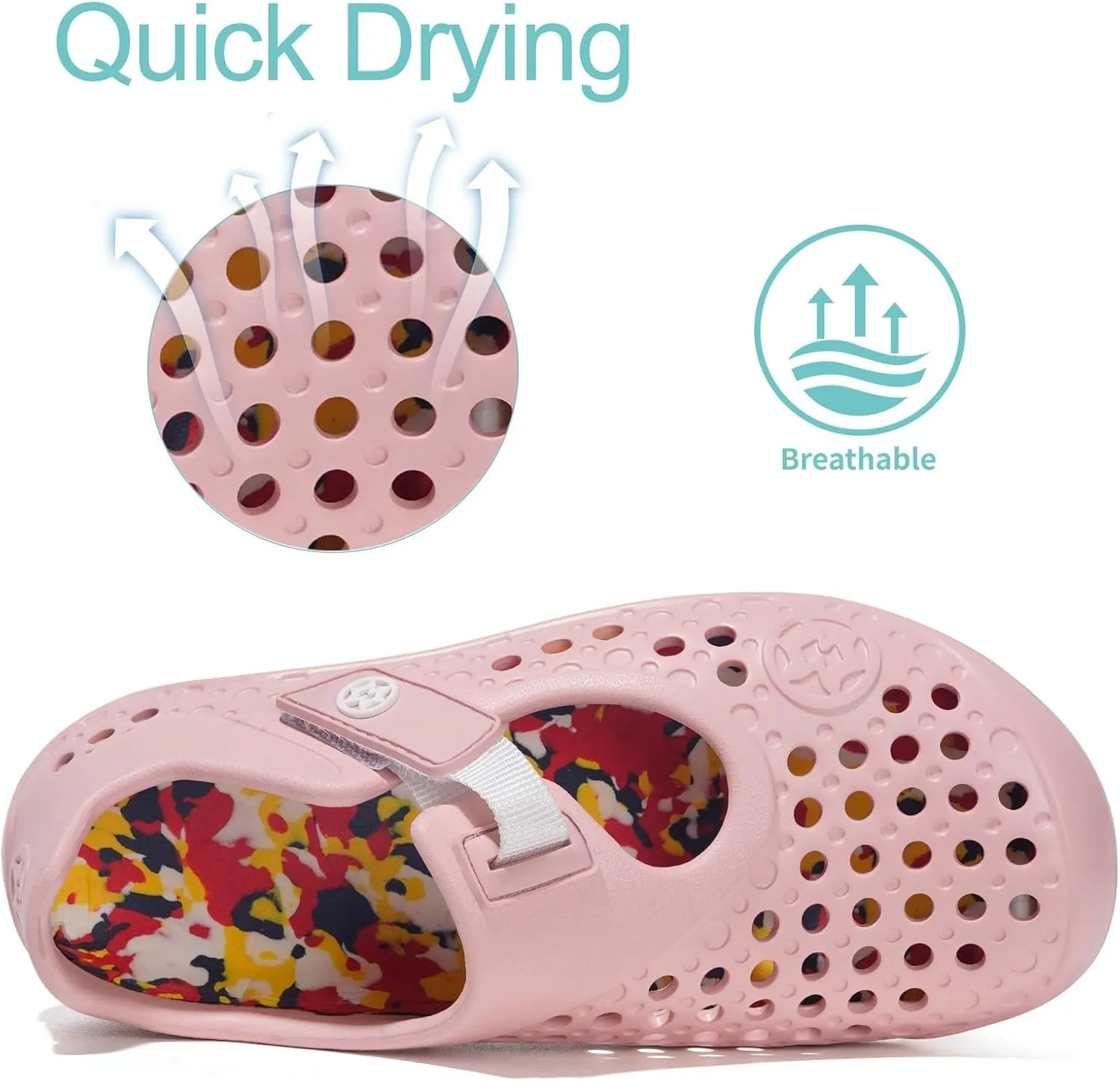 Water Shoes for Kids Swim Aqua Shoes Toddler Boys Girls Barefoot Sport Beach Pool Sandals Quick Dry Lightweight Breathable Slip on Sneakers (Toddler/Little Kid/Big Kid)