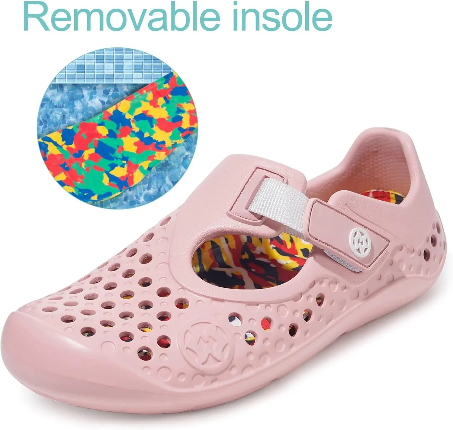 Water Shoes for Kids Swim Aqua Shoes Toddler Boys Girls Barefoot Sport Beach Pool Sandals Quick Dry Lightweight Breathable Slip on Sneakers (Toddler/Little Kid/Big Kid)